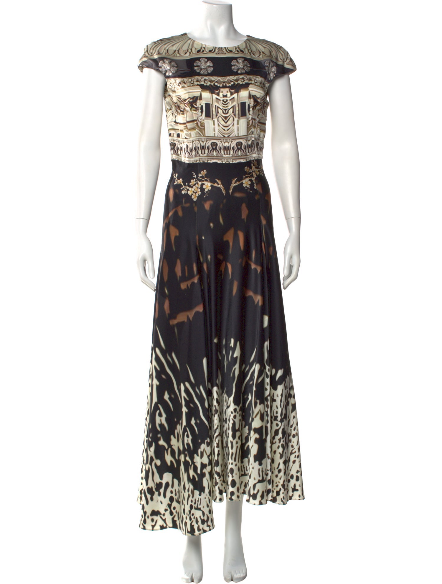 Mary Katrantzou Silk Long Dress