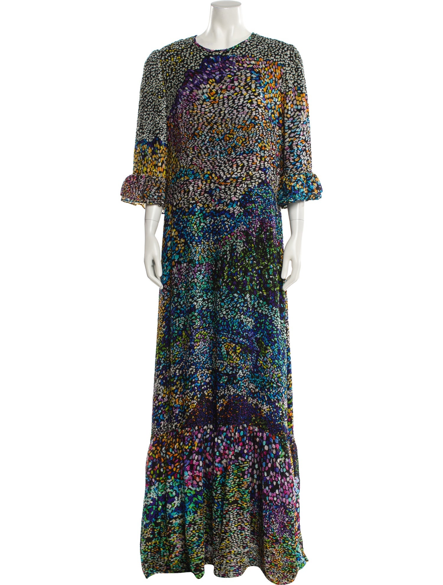 Mary Katrantzou Silk Long Dress