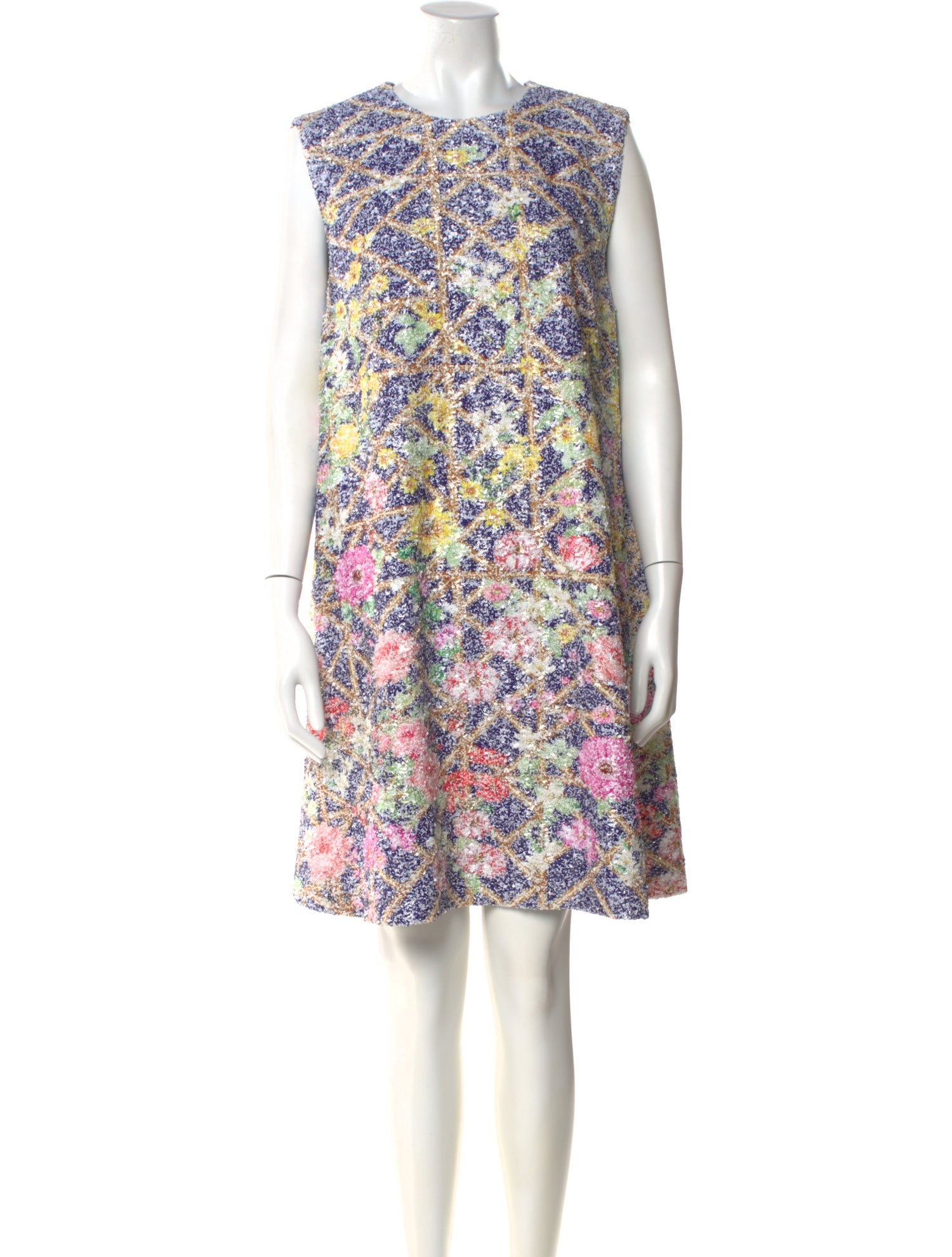 Mary Katrantzou Floral Print Knee-Length Dress