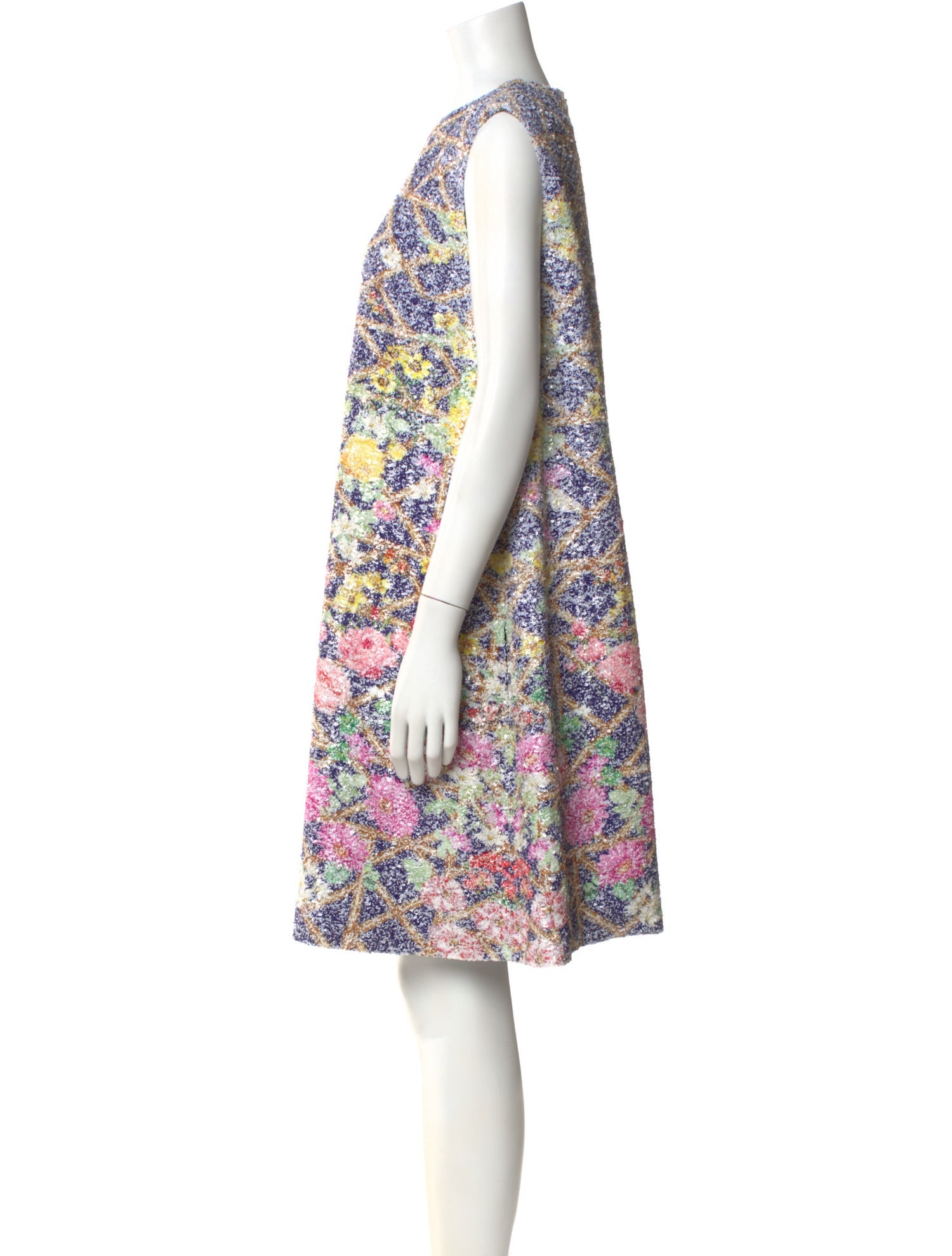 Mary Katrantzou Floral Print Knee-Length Dress