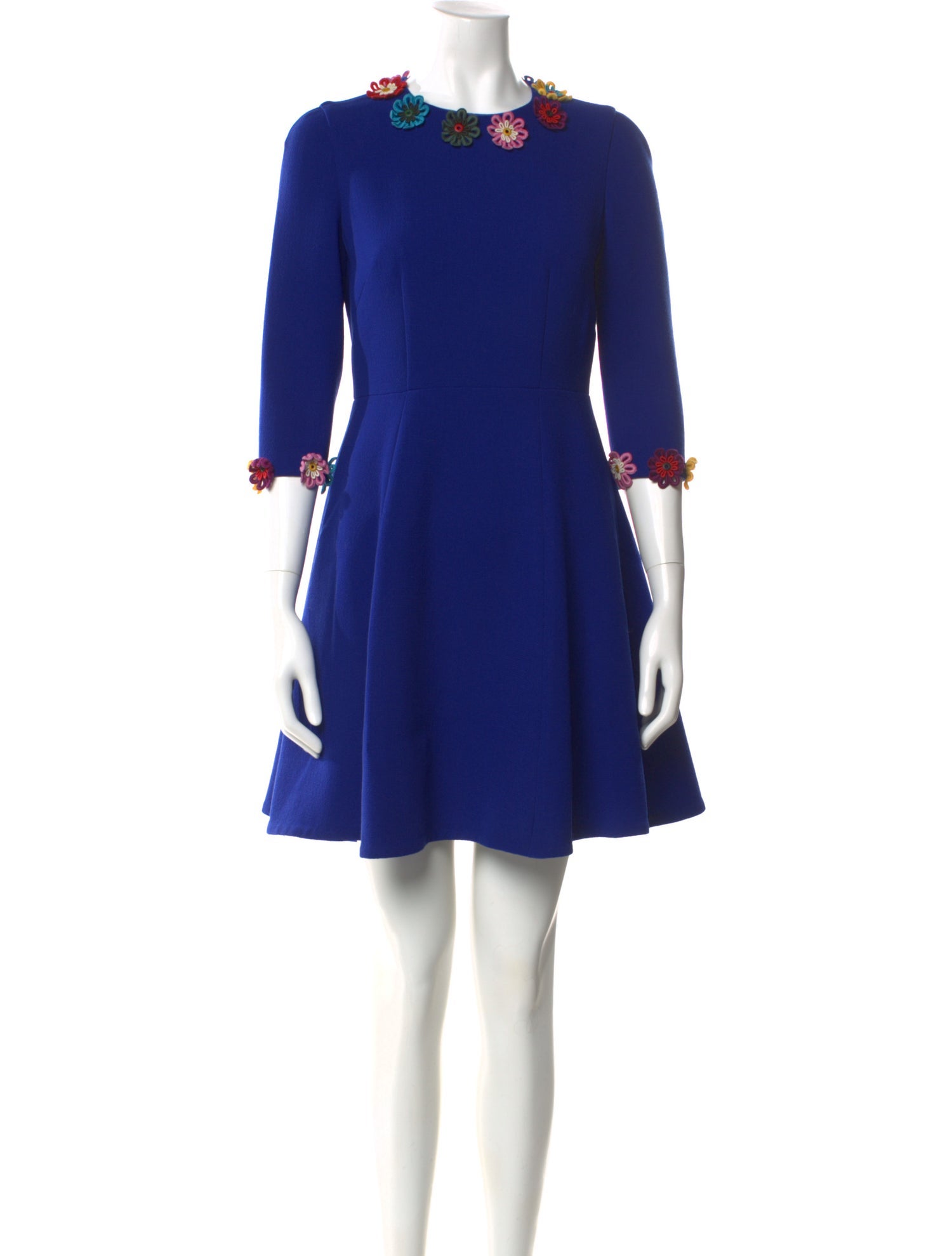 Mary Katrantzou Crew Neck Mini Dress