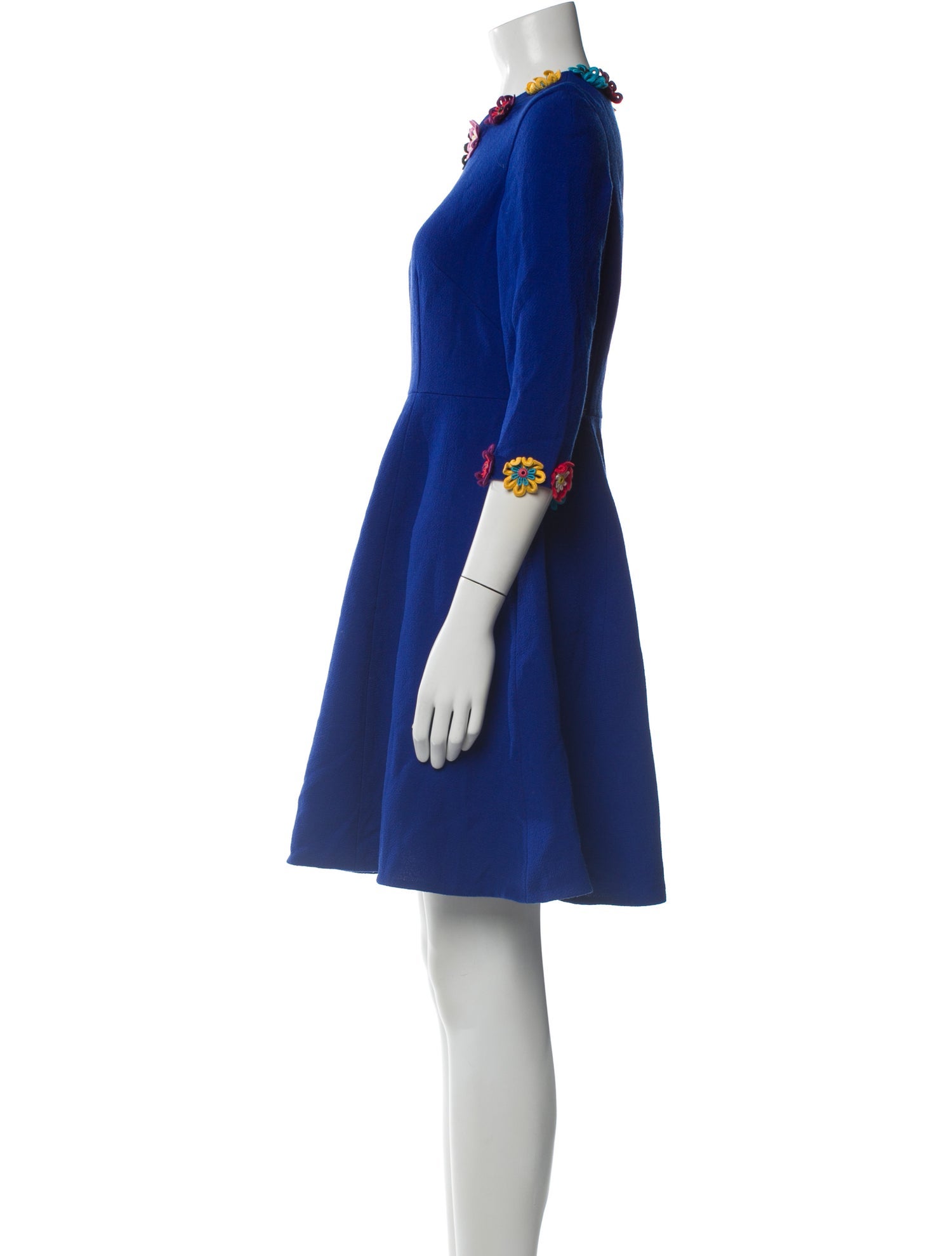 Mary Katrantzou Wool Mini Dress