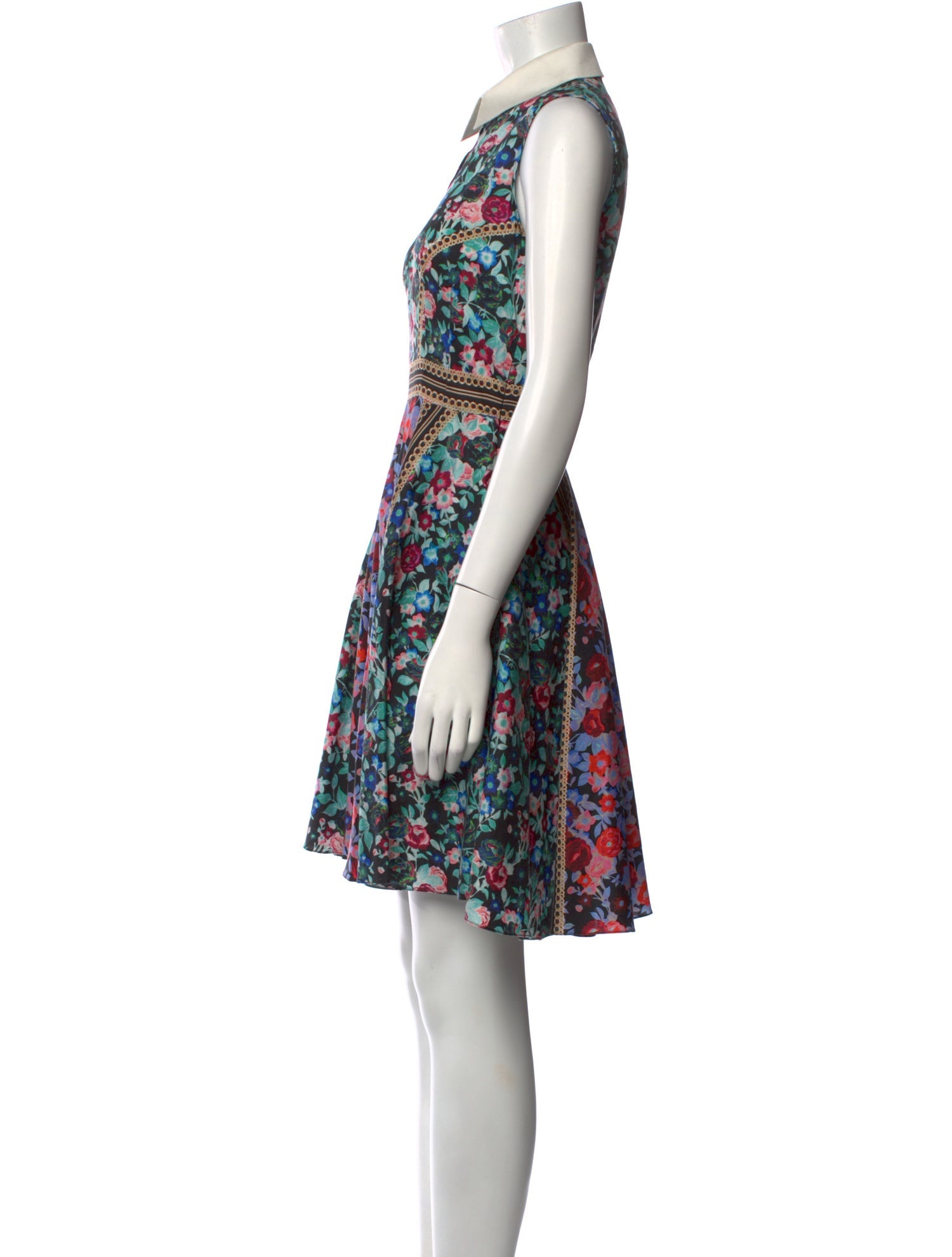 Mary Katrantzou Floral Print Mini Dress