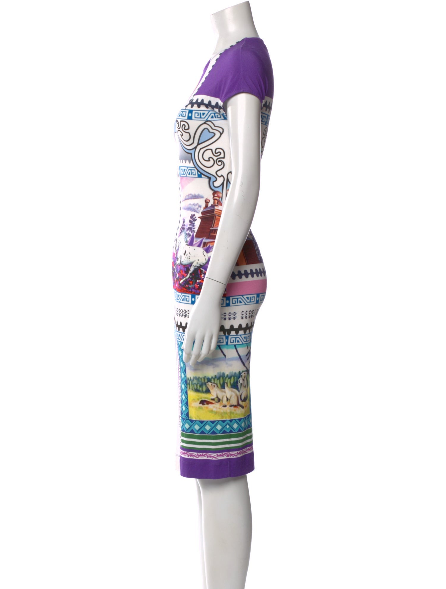 Mary Katrantzou Printed Knee-Length Dress