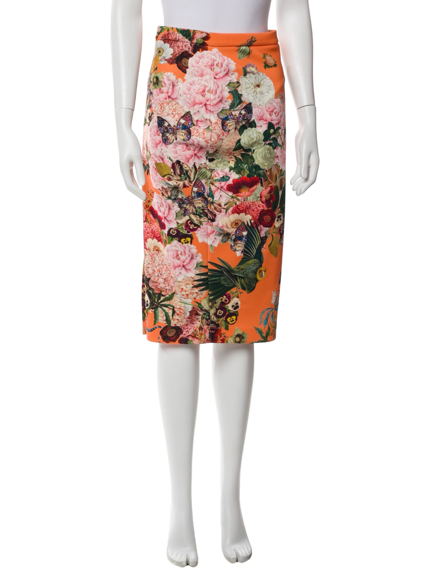 Mary Katrantzou Floral Print Knee-Length Skirt