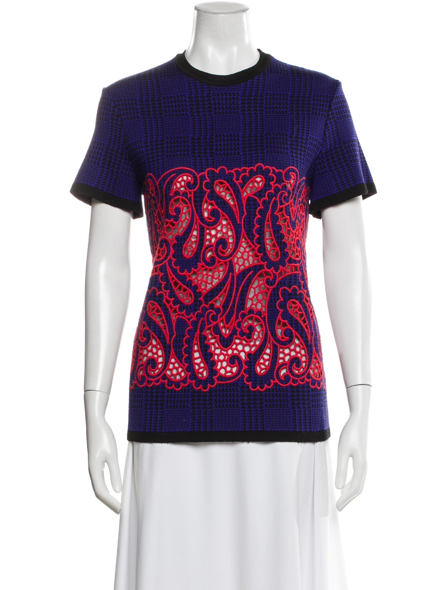 Mary Katrantzou Wool Graphic Print Sweater