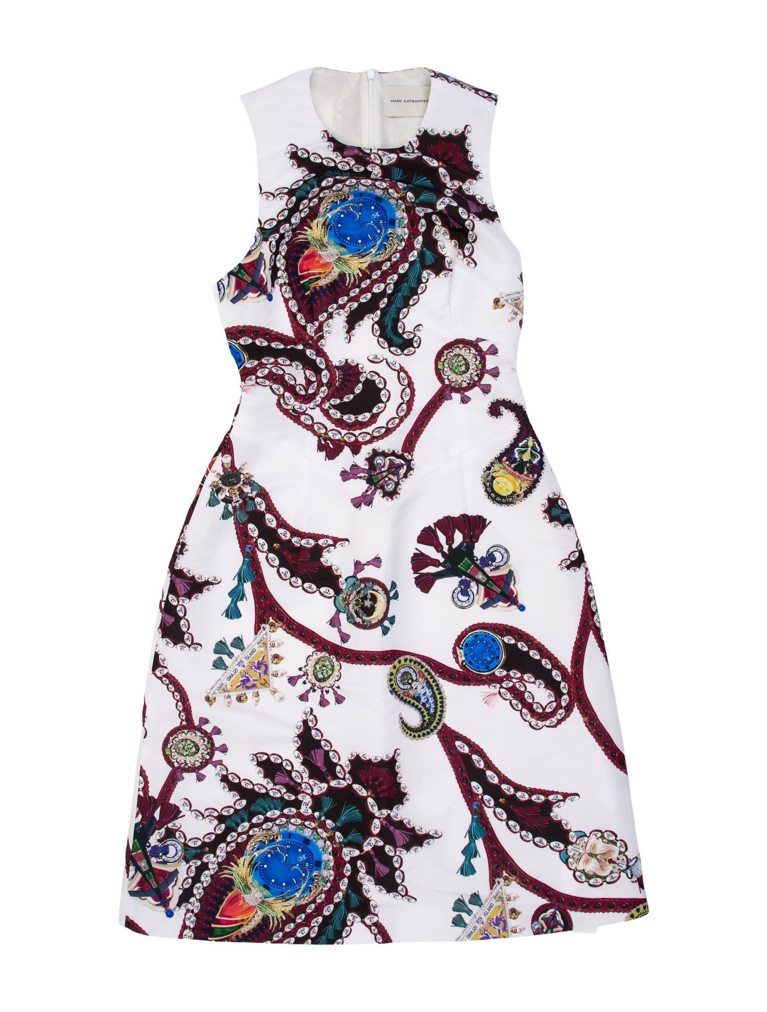 Mary Katrantzou Paisley Print Knee-Length Dress