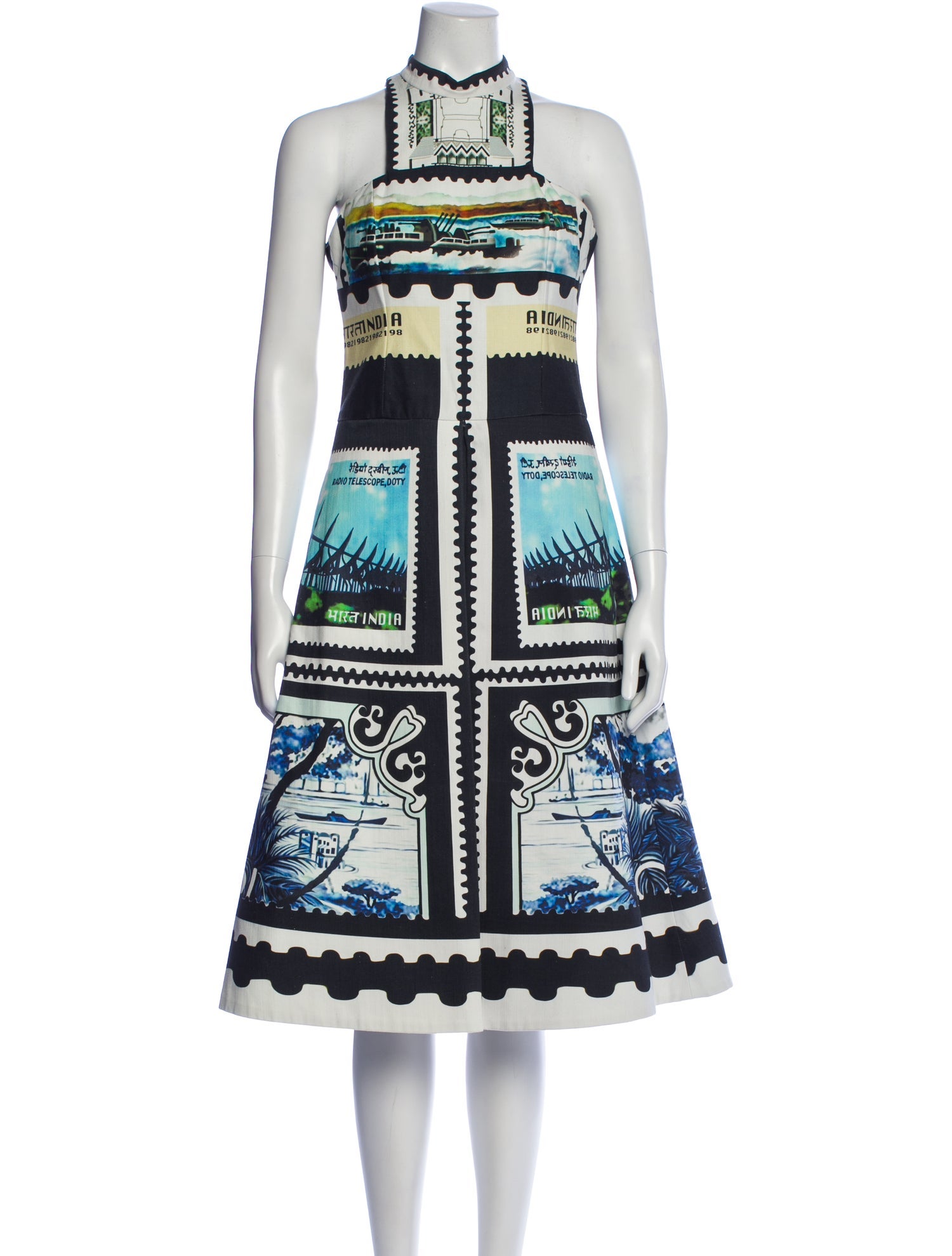 Mary Katrantzou Printed Midi Length Dress