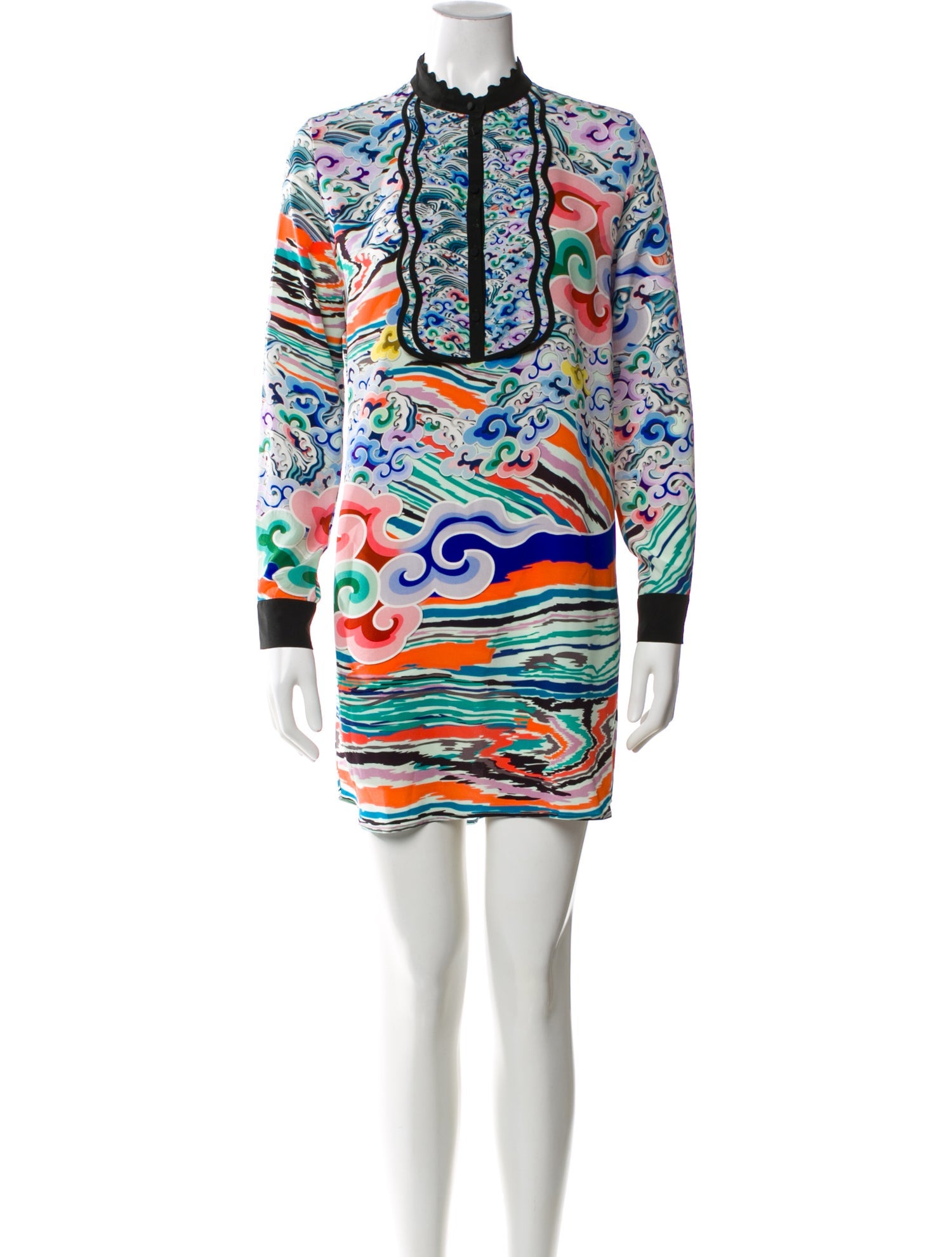 Mary Katrantzou Silk Mini Dress