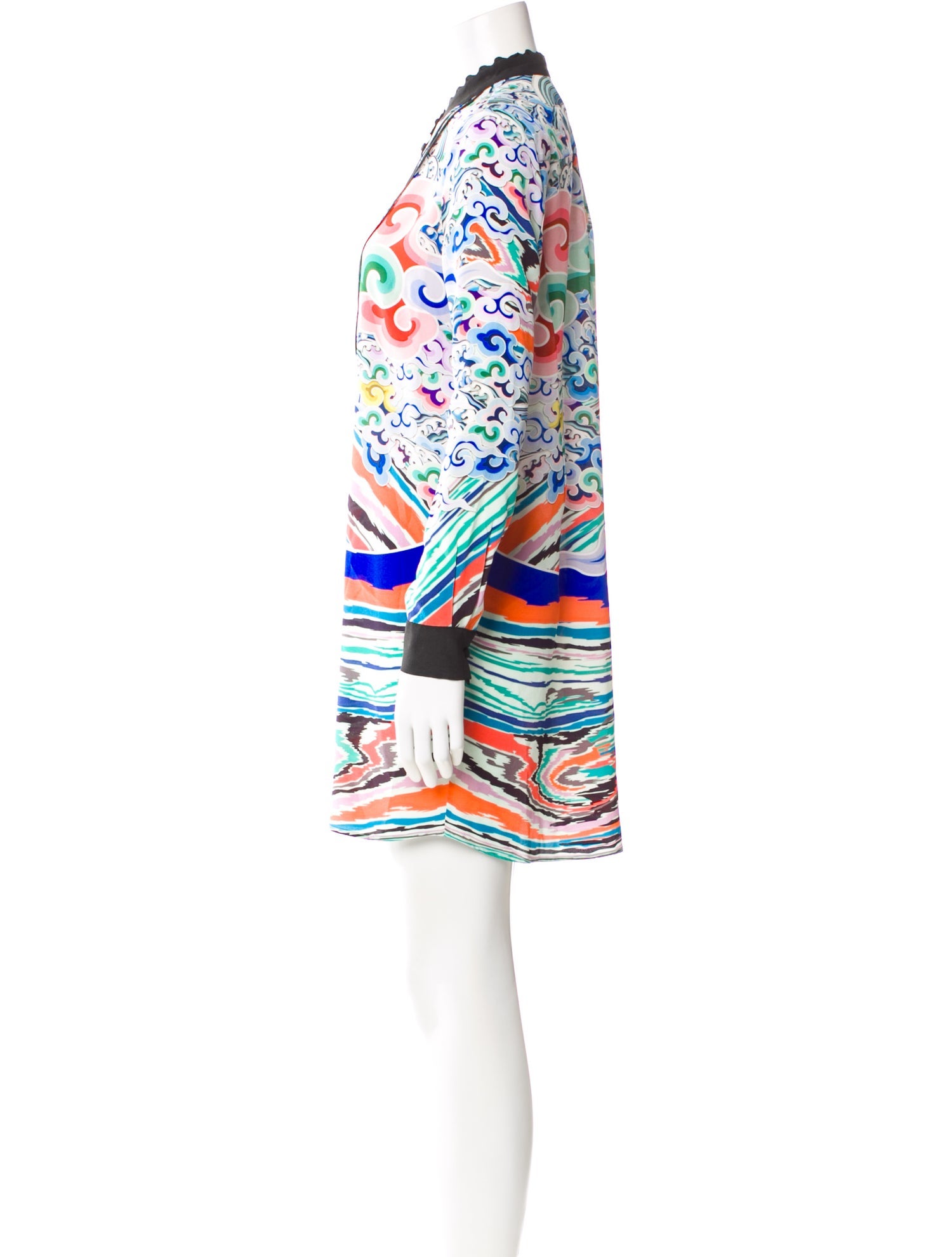 Mary Katrantzou Silk Mini Dress