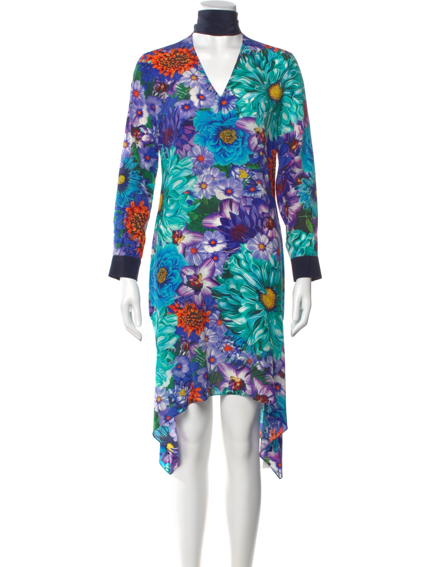 Mary Katrantzou Silk Midi Length Dress