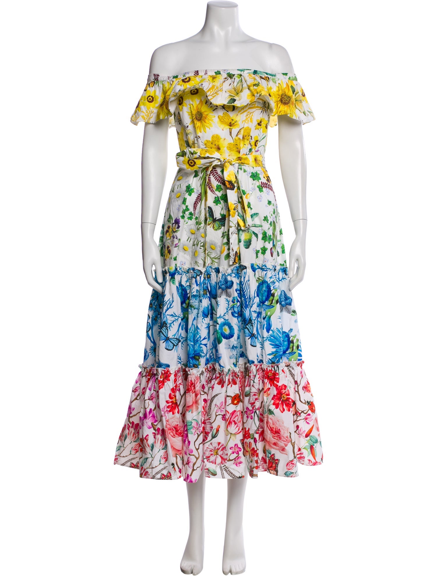 Mary Katrantzou Floral Print Long Dress
