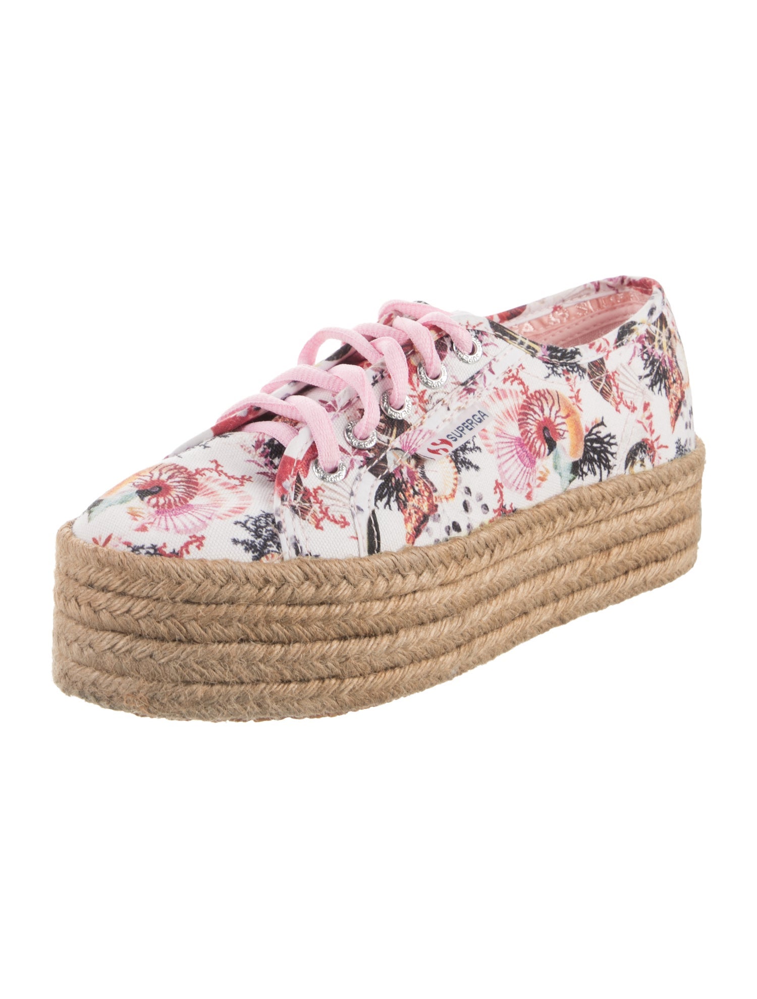 Mary Katrantzou Canvas Printed Espadrille Sneakers