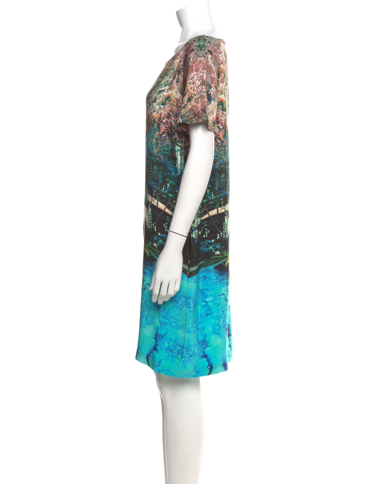 Mary Katrantzou Silk Knee-Length Dress