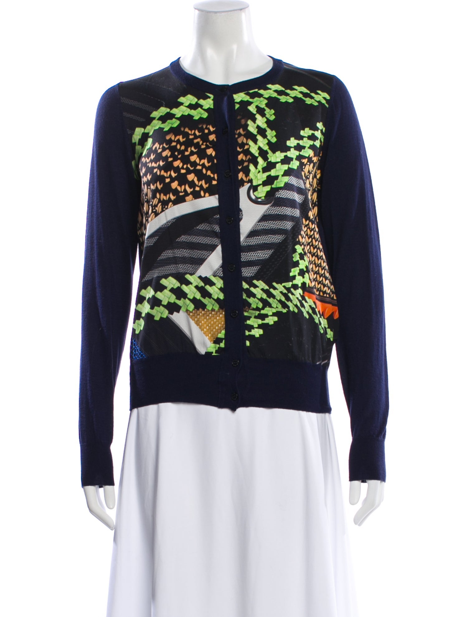 Mary Katrantzou Printed Crew Neck Sweater