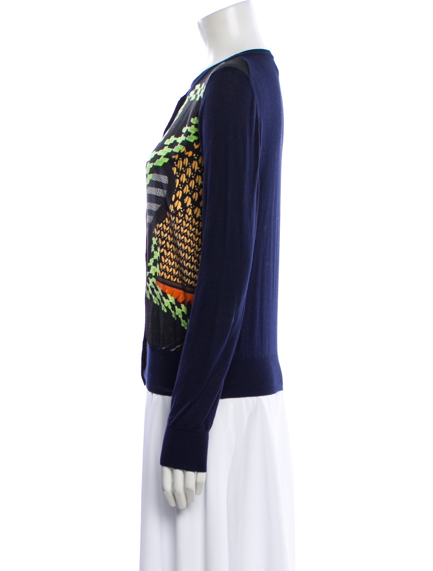 Mary Katrantzou Printed Crew Neck Sweater