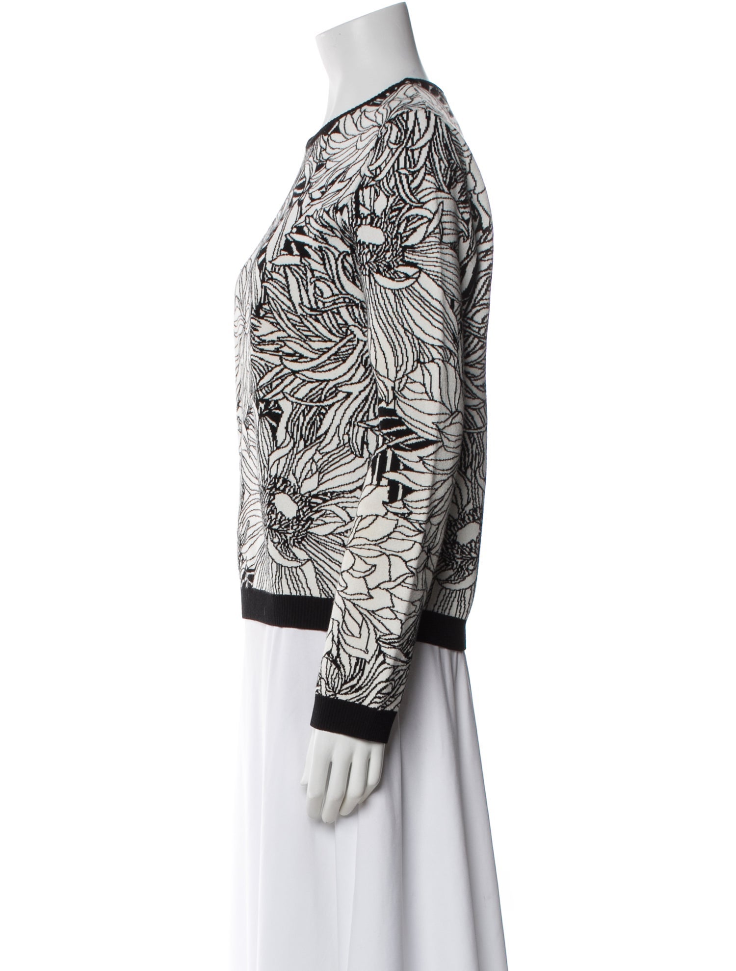 Mary Katrantzou Floral Print Crew Neck Top