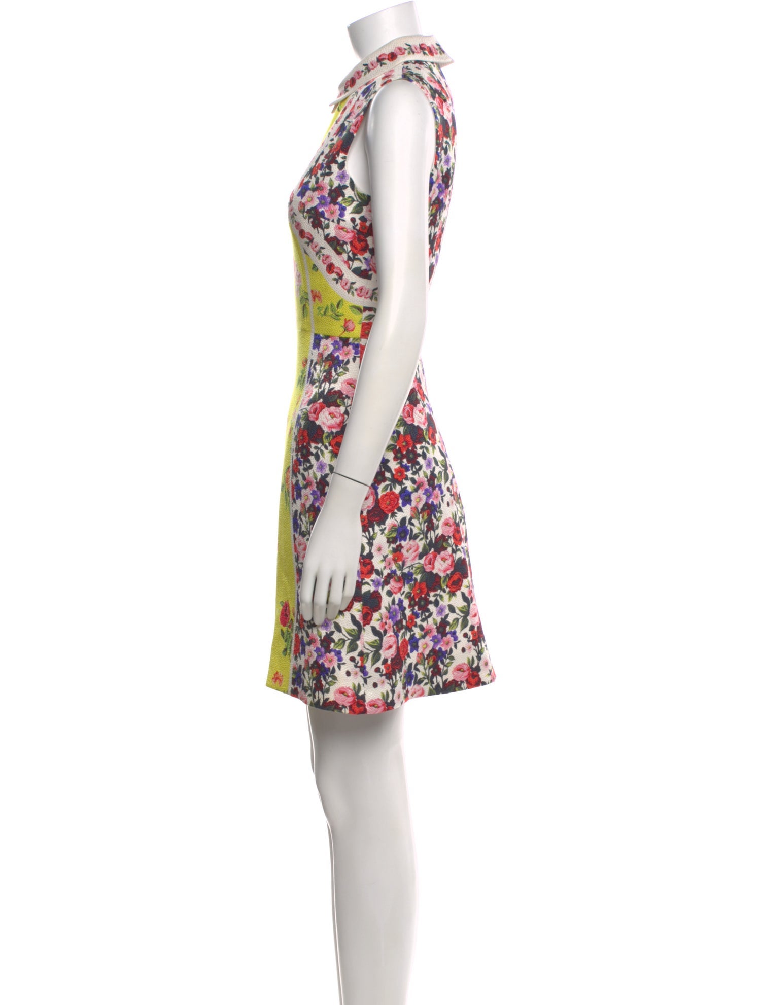 Mary Katrantzou Floral Print Mini Dress