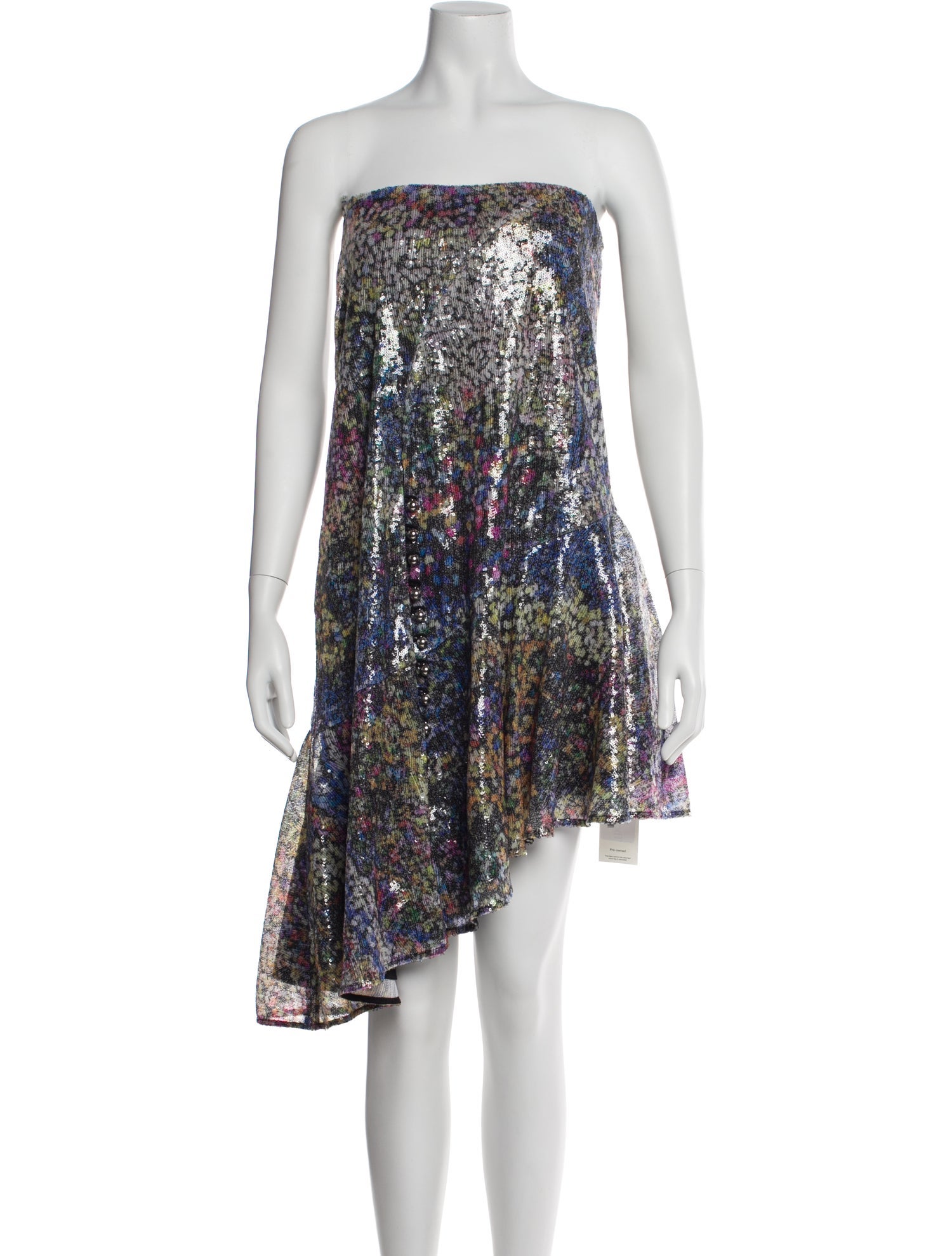 Mary Katrantzou Lace Pattern Mini Dress