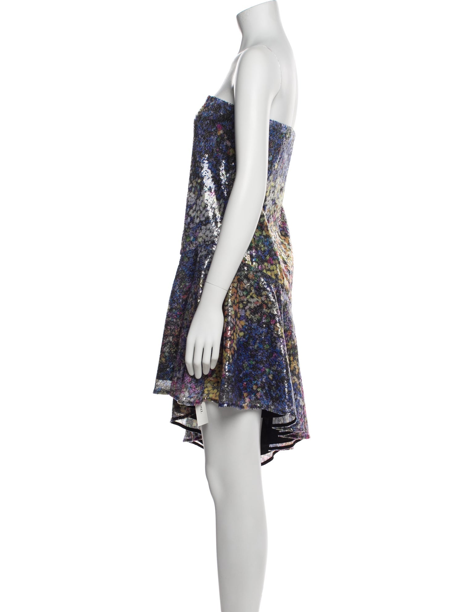 Mary Katrantzou Lace Pattern Mini Dress