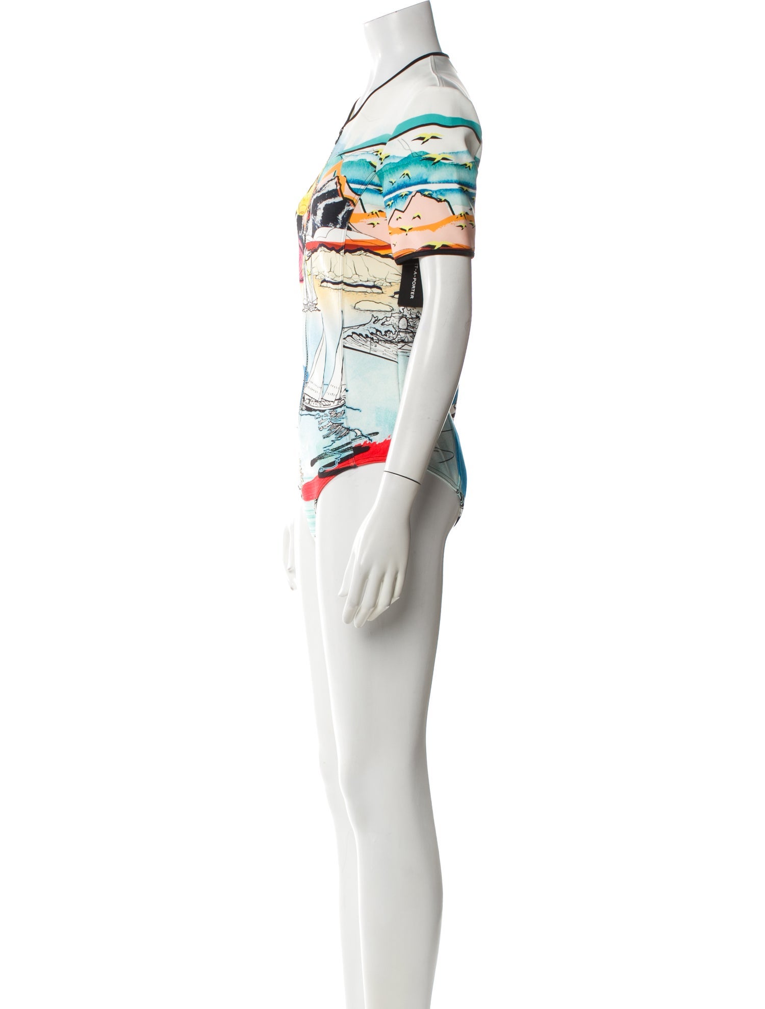 Mary Katrantzou Printed One-Piece w/ Tags