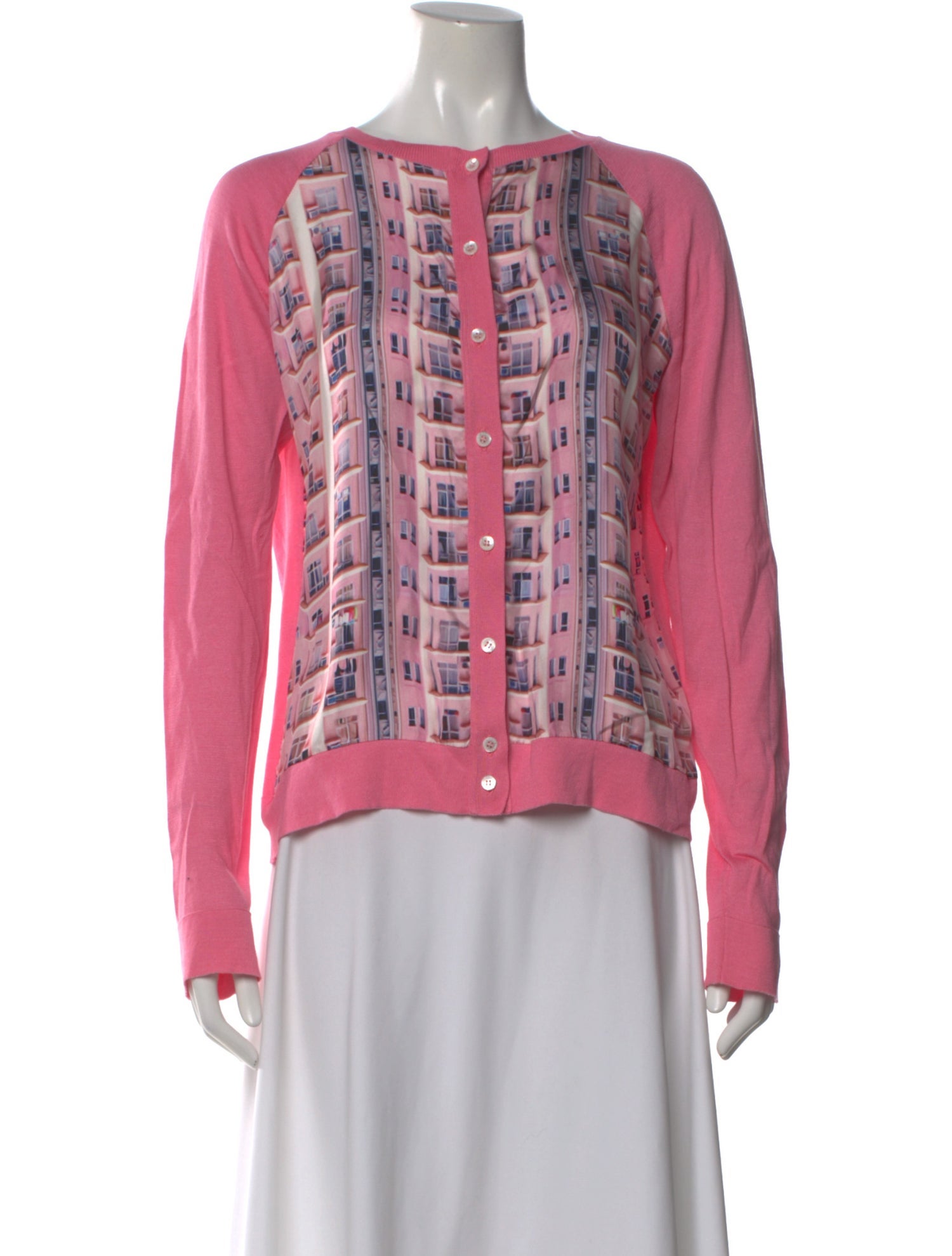 Mary Katrantzou Graphic Print Crew Neck Top