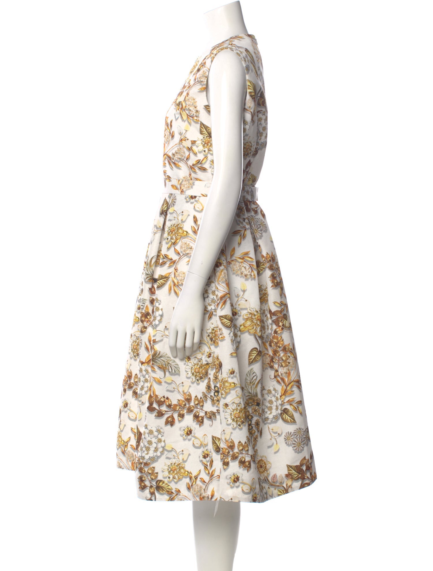 Mary Katrantzou Floral Print Midi Length Dress