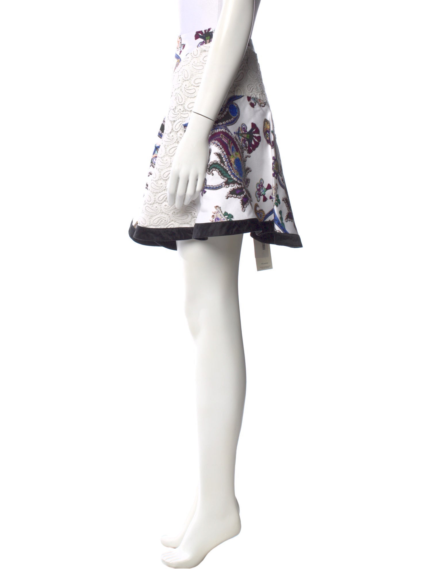 Mary Katrantzou Paisley Print Mini Skirt