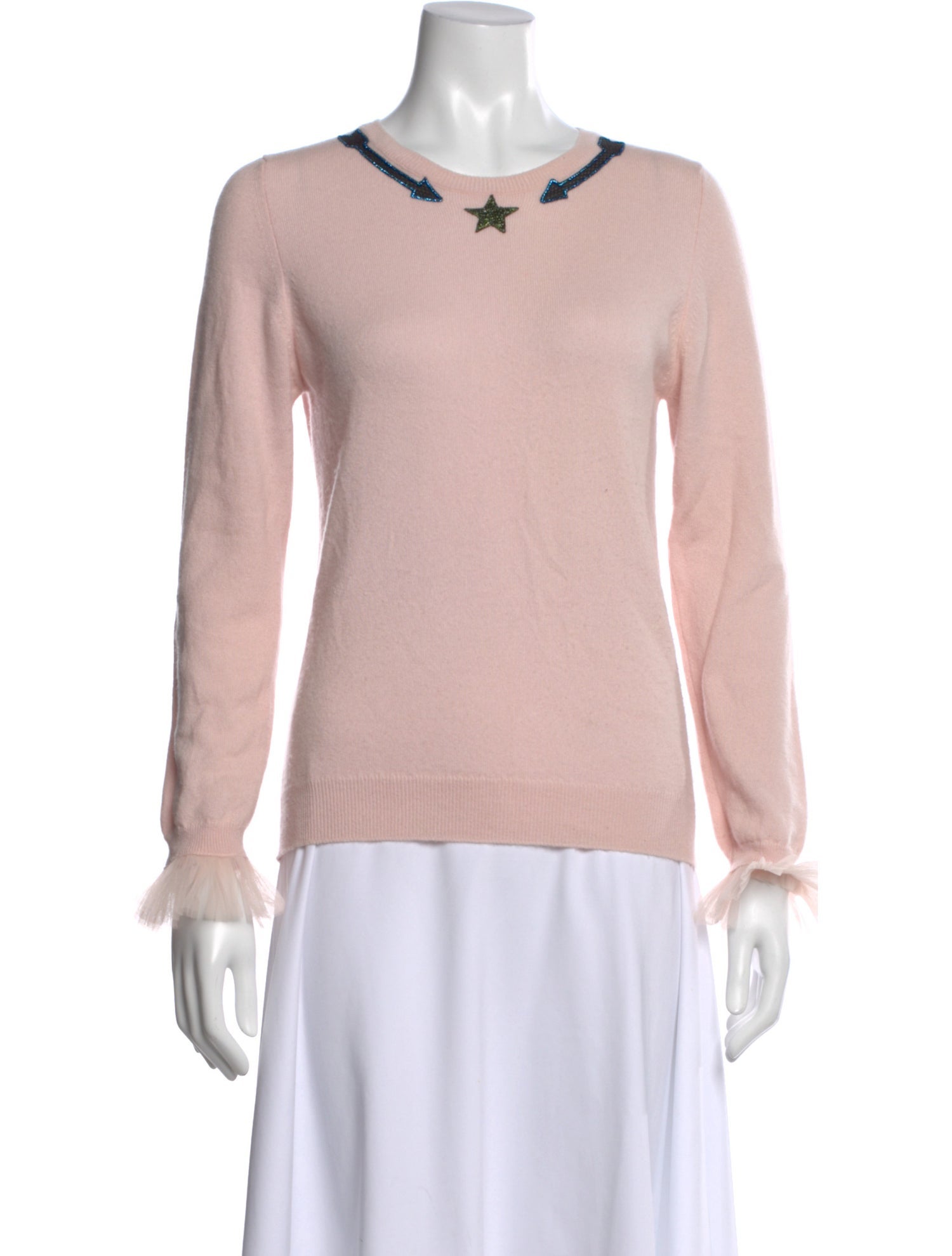 Mary Katrantzou Cashmere Printed Top