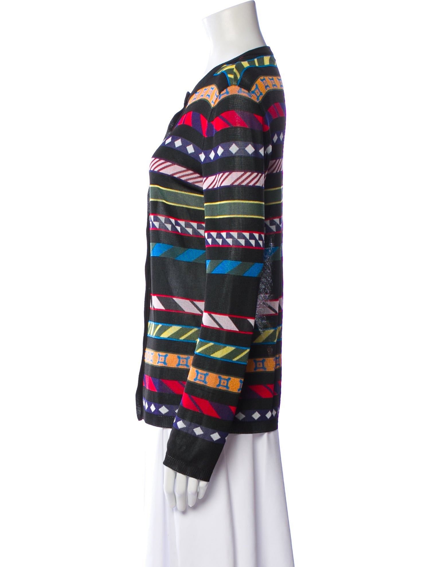 Mary Katrantzou Striped Crew Neck Sweater