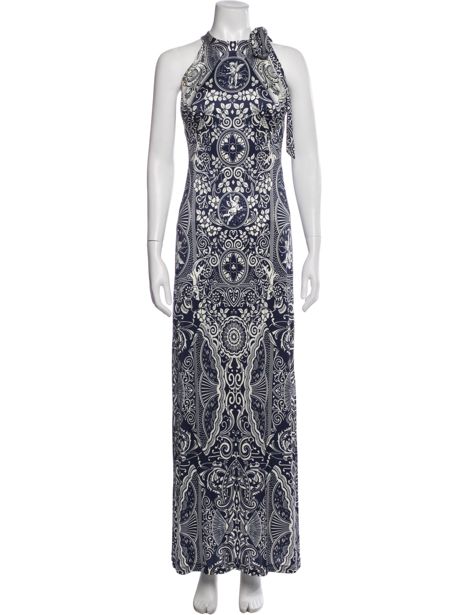 Mary Katrantzou Paisley Print Long Dress