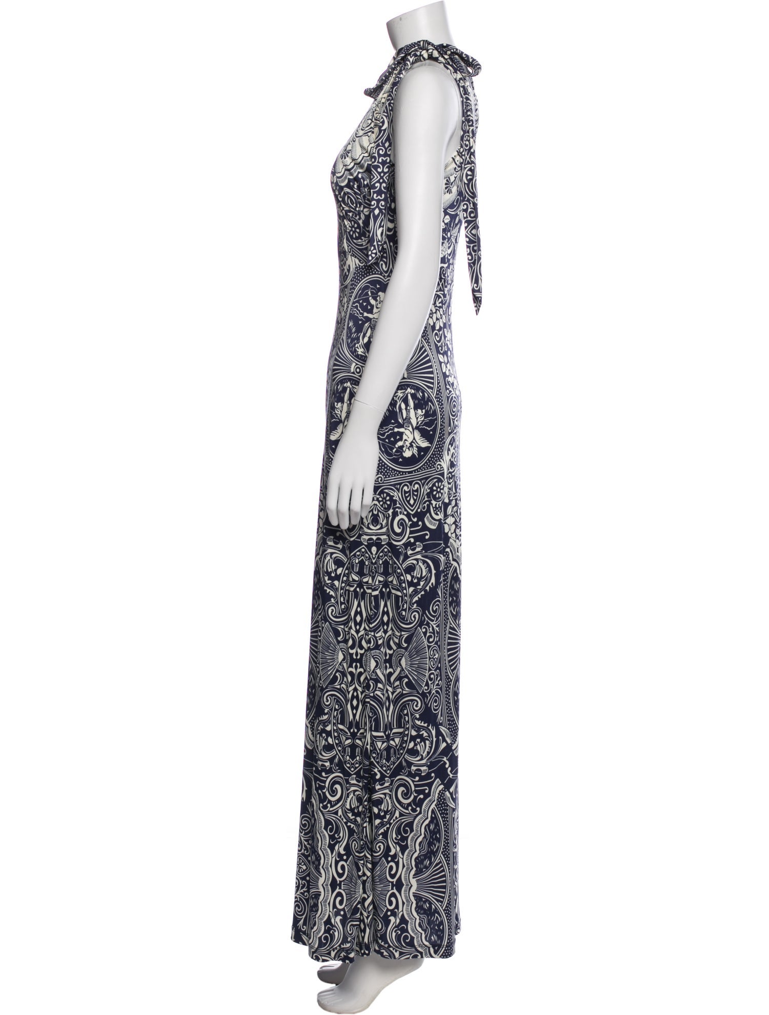 Mary Katrantzou Paisley Print Long Dress