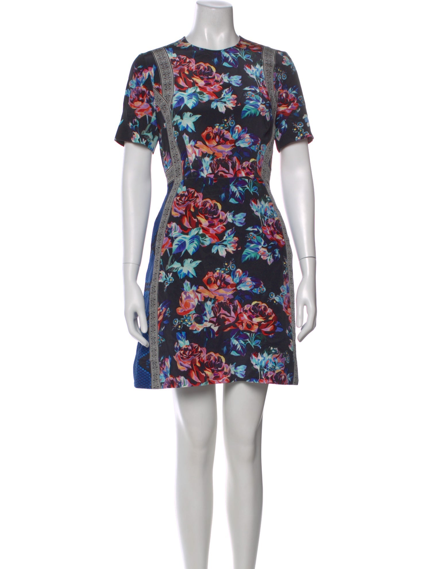 Mary Katrantzou Floral Print Mini Dress