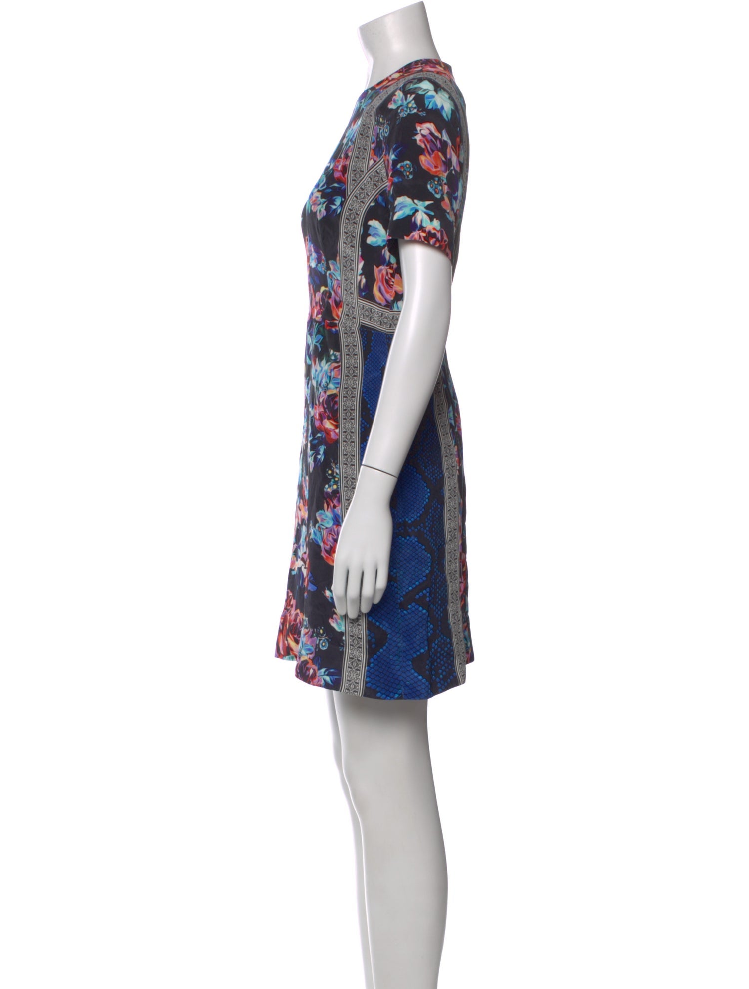 Mary Katrantzou Floral Print Mini Dress