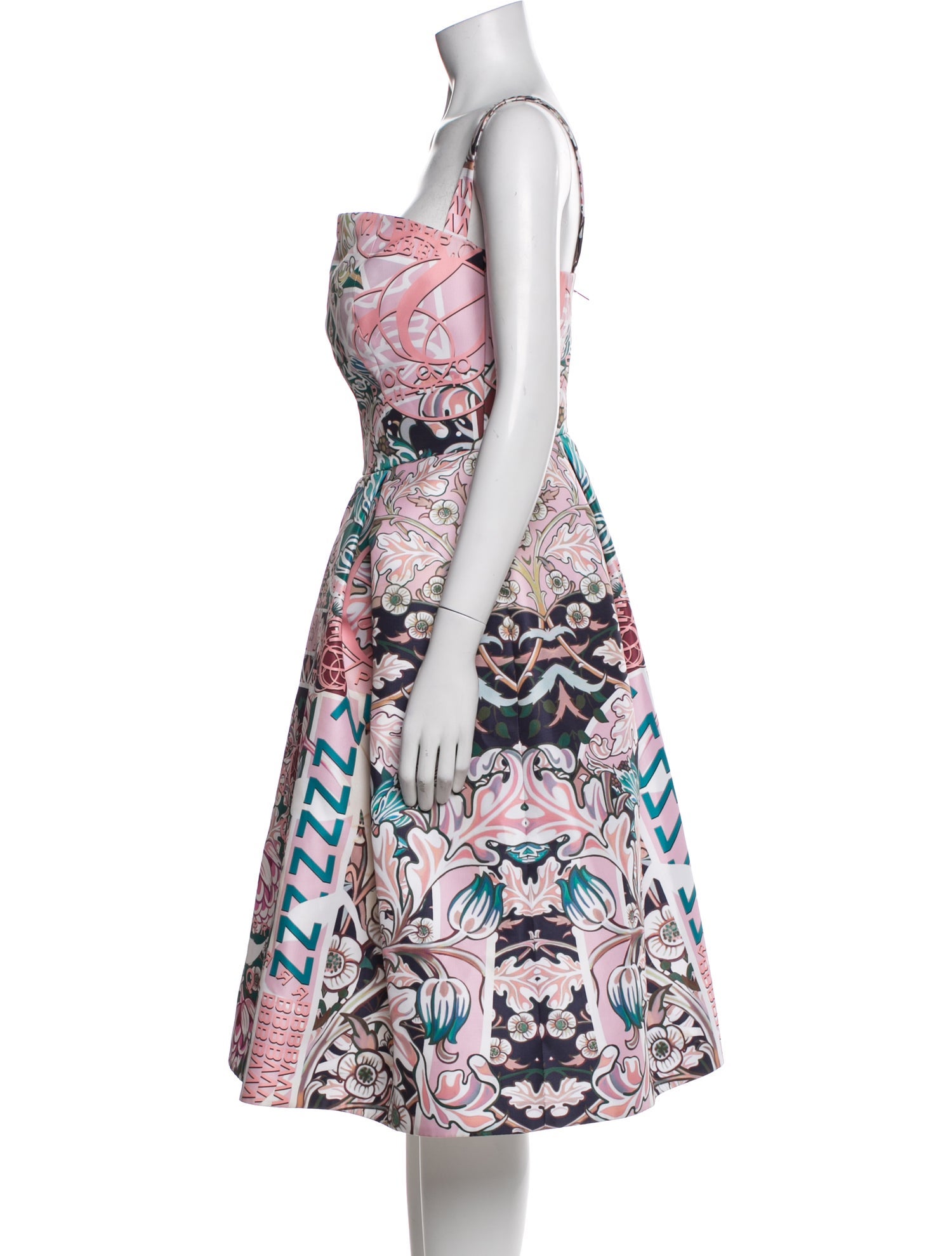 Mary Katrantzou Printed Midi Length Dress