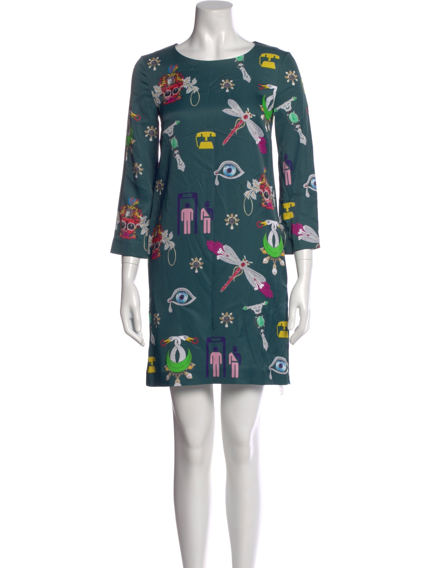 Mary Katrantzou Printed Mini Dress