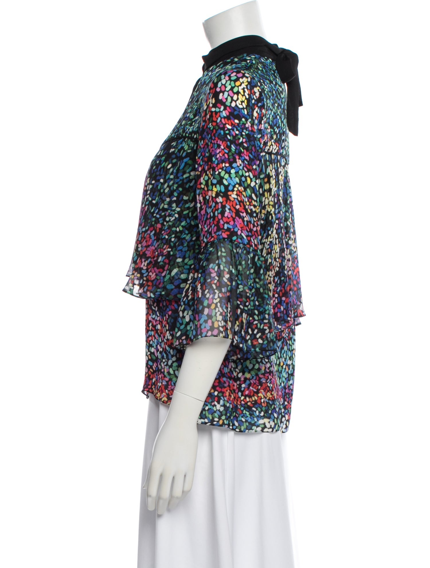 Mary Katrantzou Silk Printed Blouse