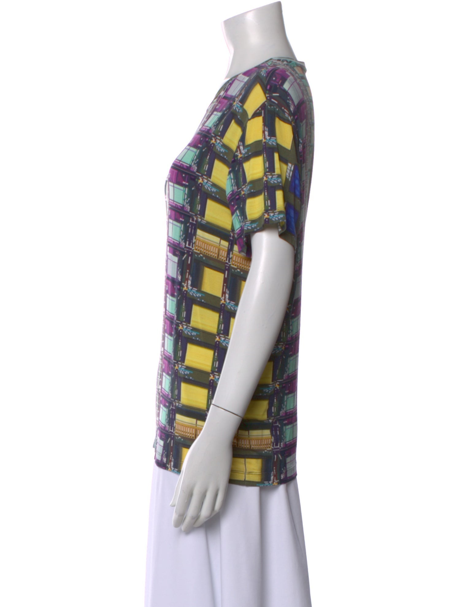 Mary Katrantzou Printed Crew Neck Top