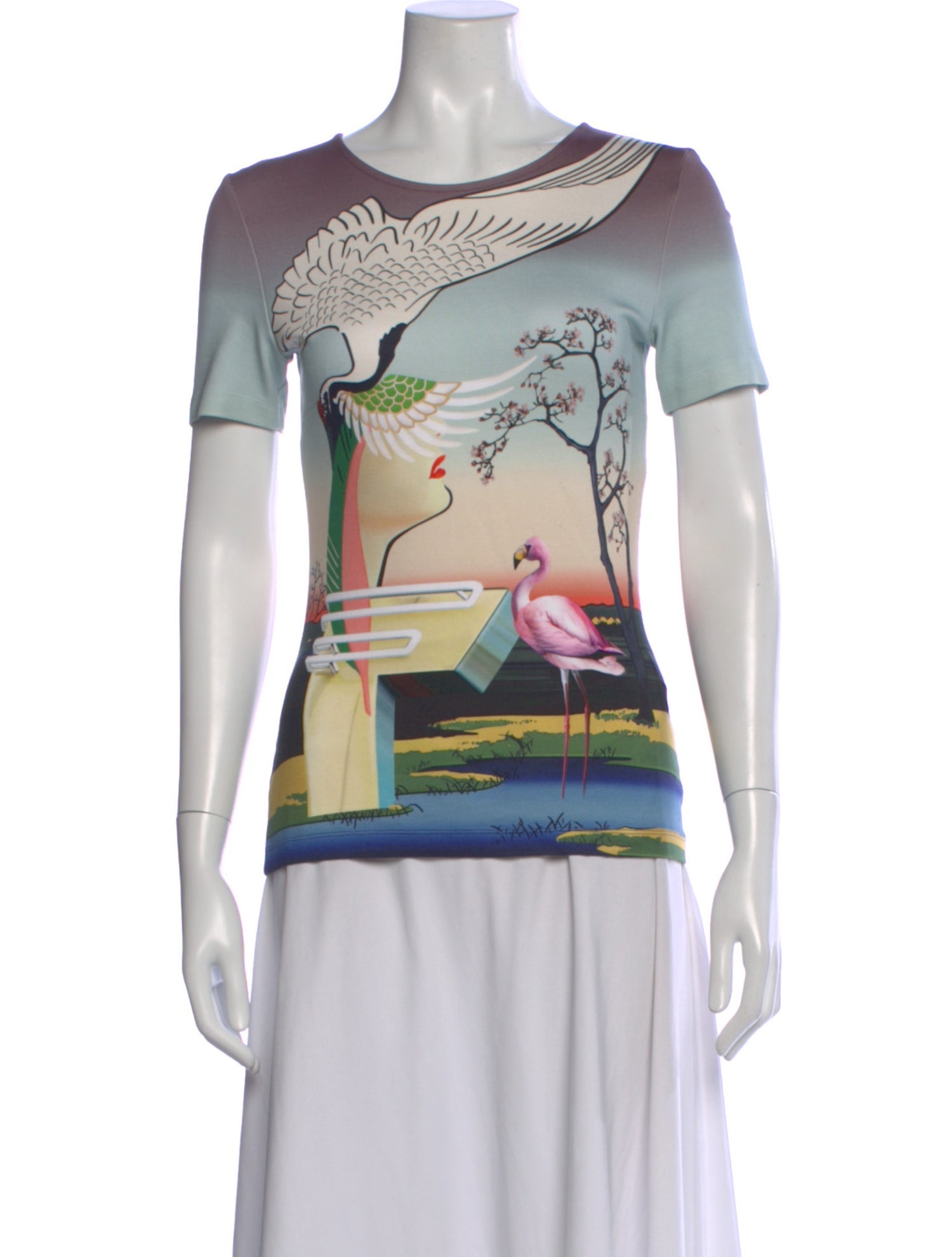 Mary Katrantzou Printed Crew Neck T-Shirt