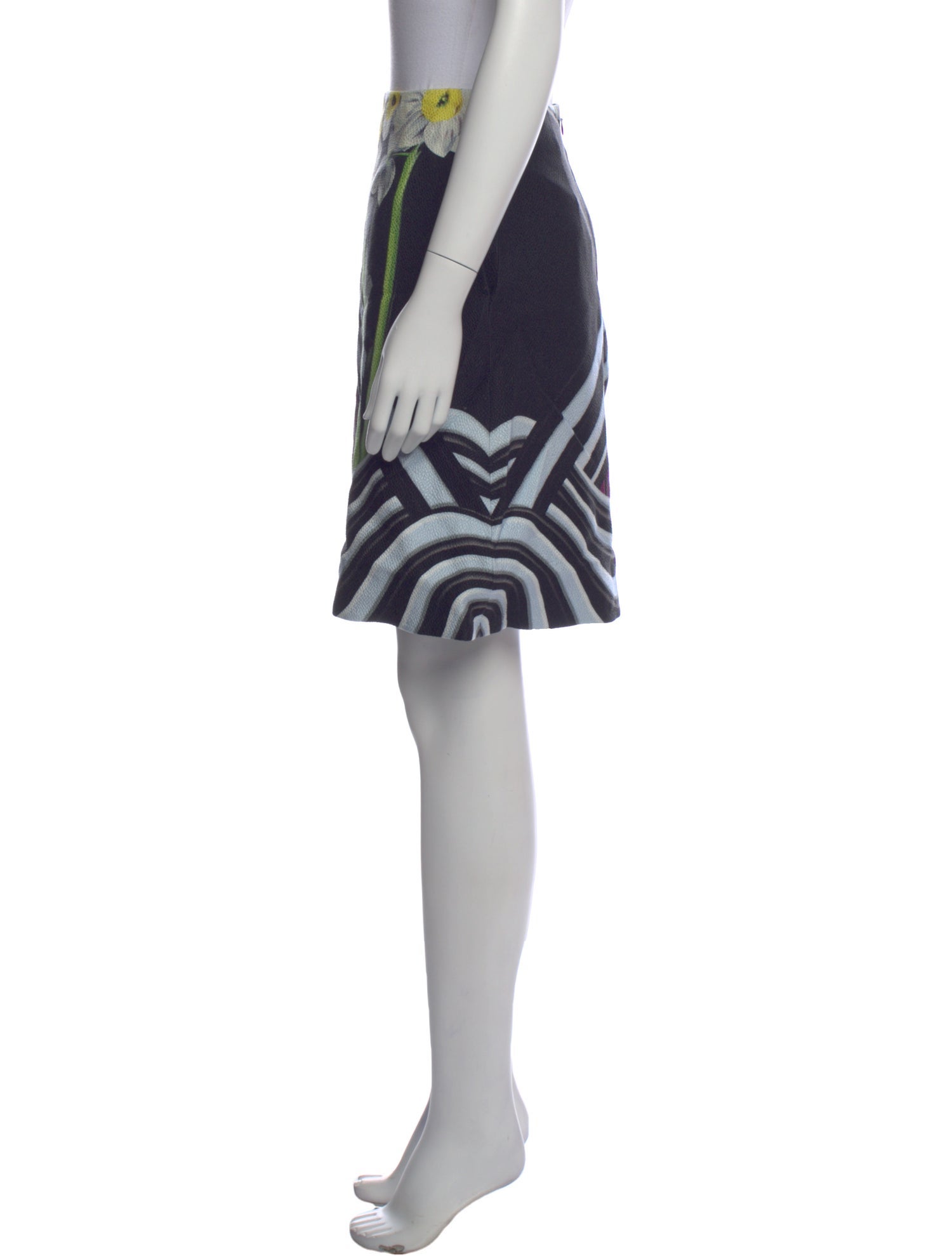 Mary Katrantzou Silk Mini Skirt