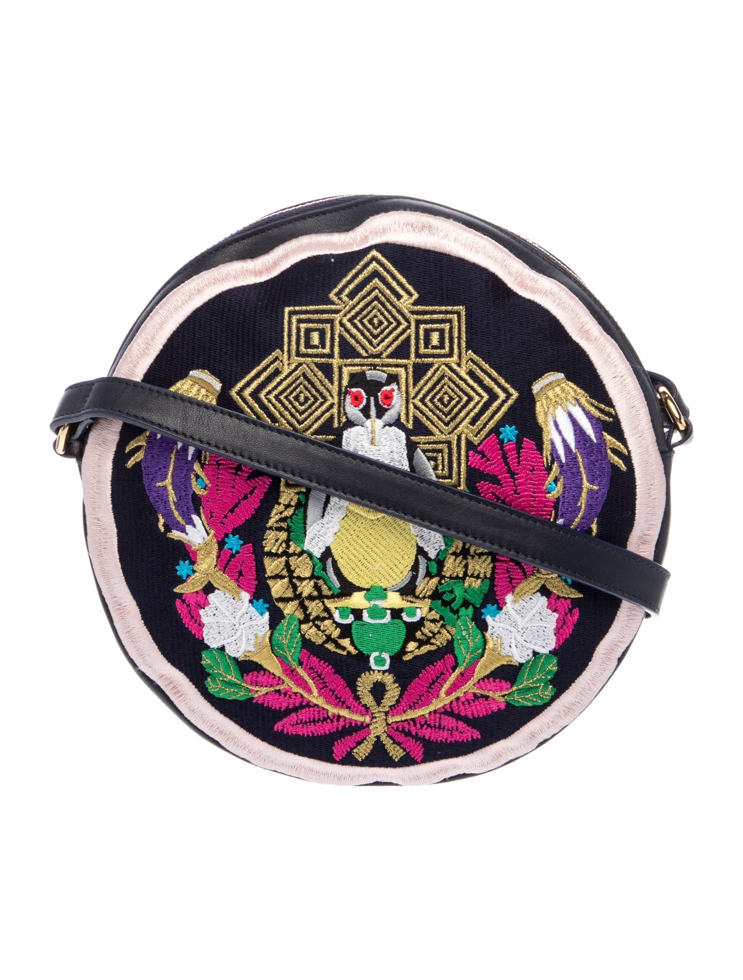 Mary Katrantzou Leather Crossbody Bag