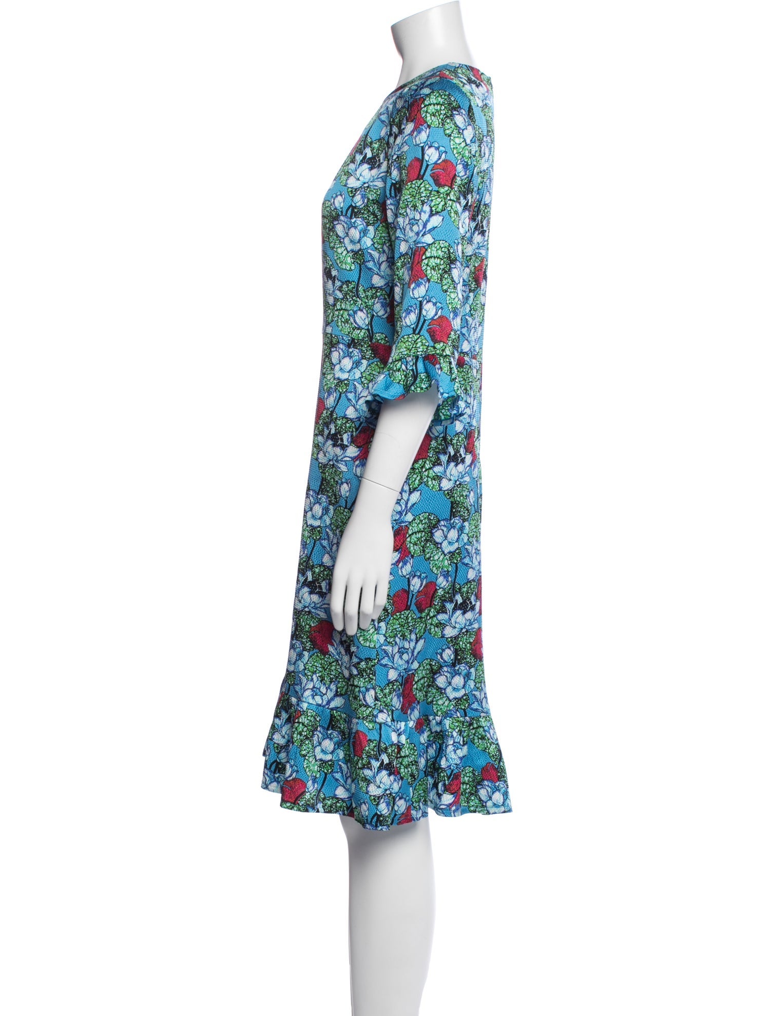 Mary Katrantzou Floral Print Knee-Length Dress