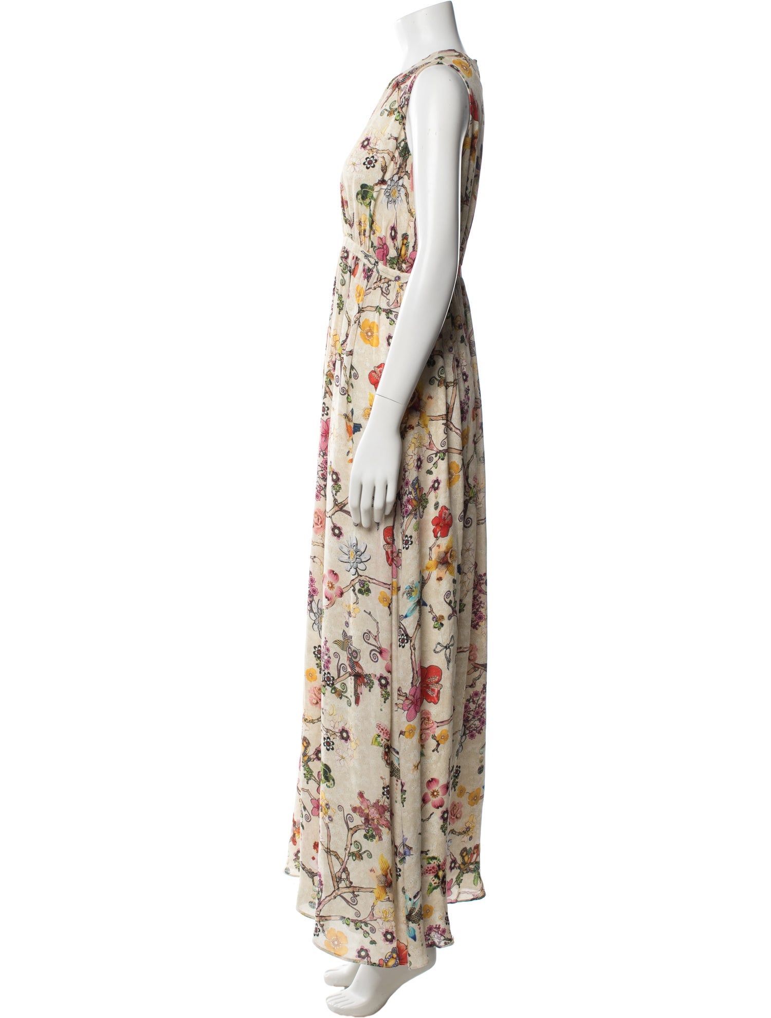 Mary Katrantzou Silk Long Dress