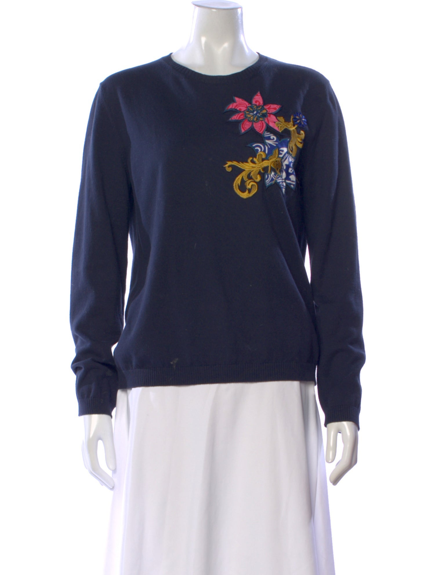 Mary Katrantzou Floral Print Crew Neck Sweater