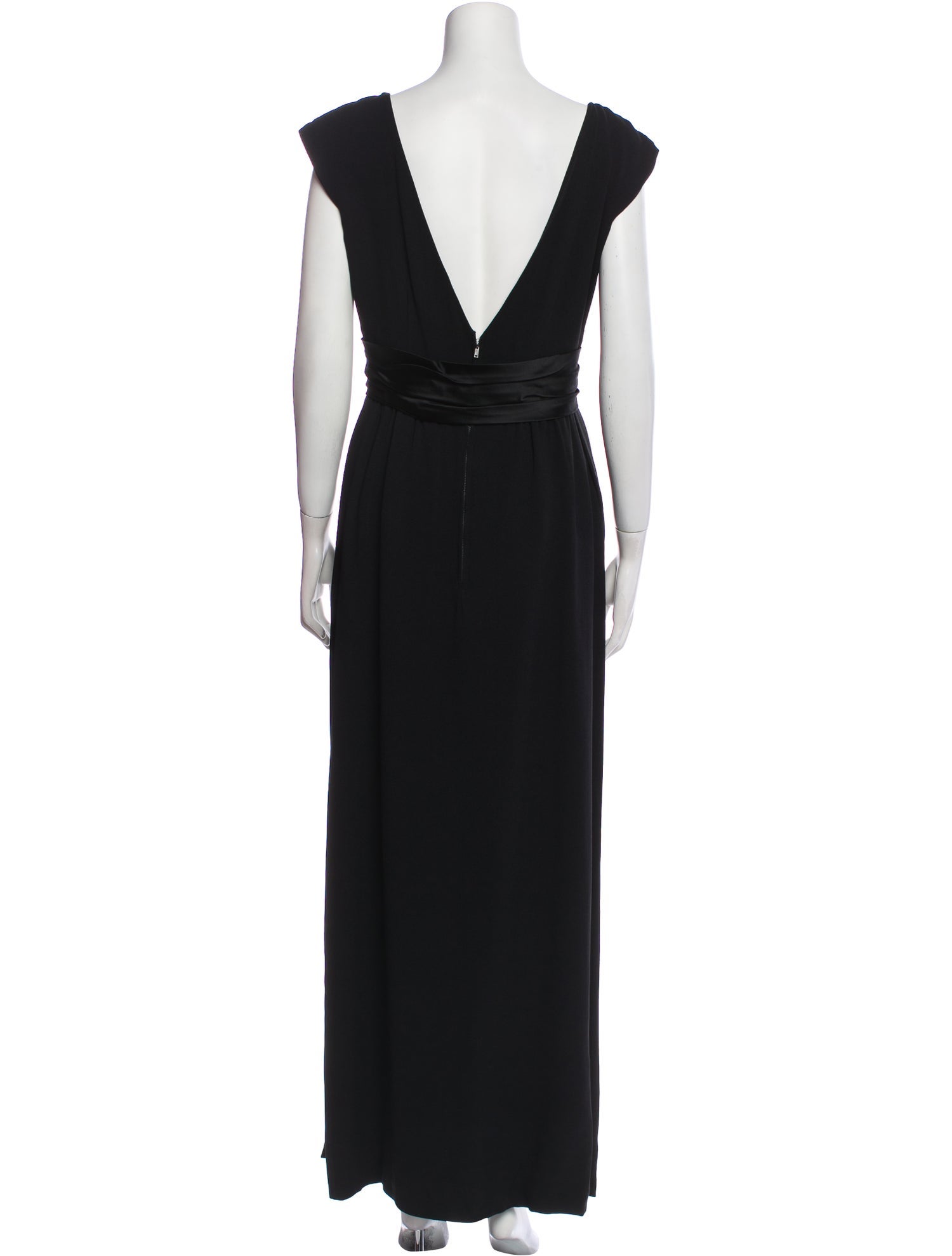 Malcolm Starr Vintage Long Dress in Black, Women's XL