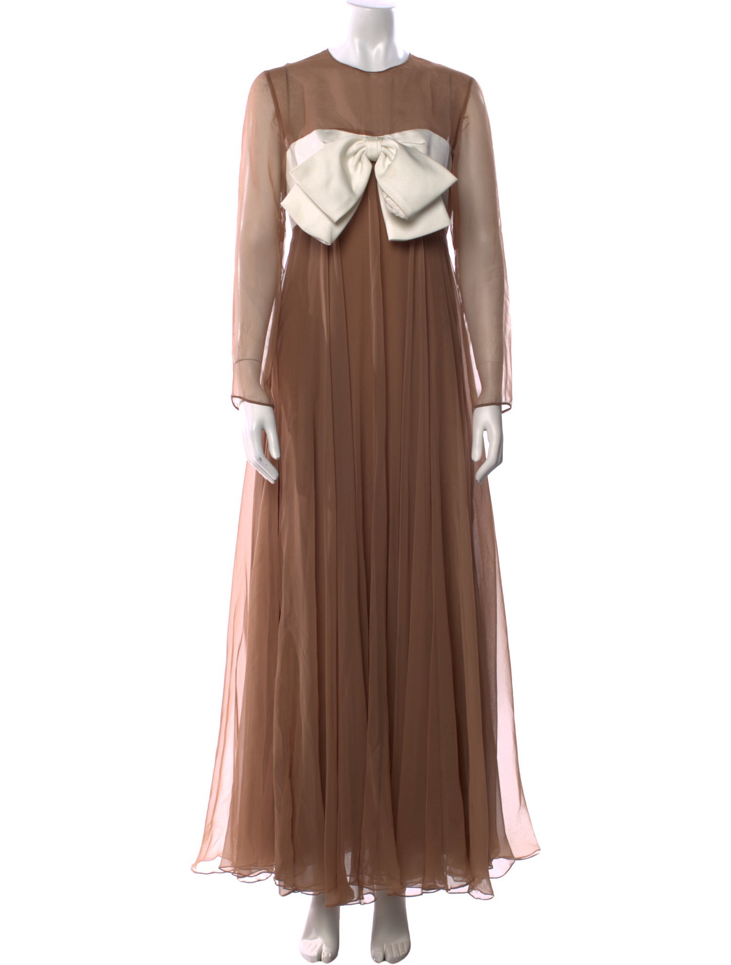 Malcolm Starr Silk Long Dress