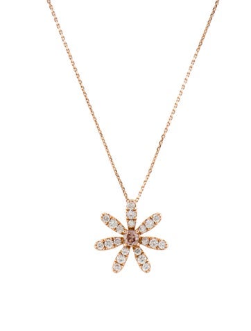 Malka Pendant Necklace Dina 18K Diamond Daisy