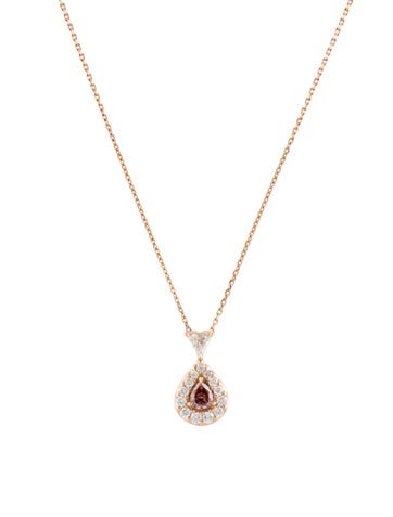 Malka Pendant Necklace Dina 18K Diamond