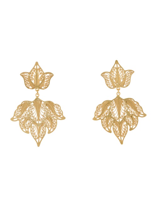 Mallarino Emma Drop Earrings silver