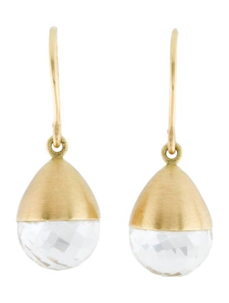 Mallary Marks 18K Quartz Buoy Drop Earrings